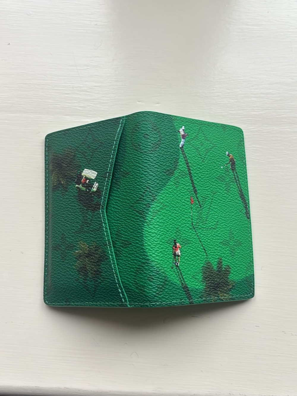 Louis Vuitton Green Card Holder Wallet